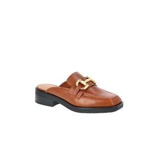 Heeled Backless Loafer Mule SZ 8